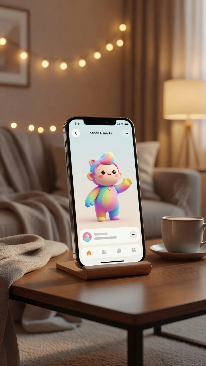 AI companion illustration for candy ai porn review private nsfw roleplay boundaries alternatives 2026
